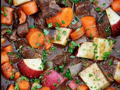 Rich Beef Bourguignon with Potts' Beef Stock