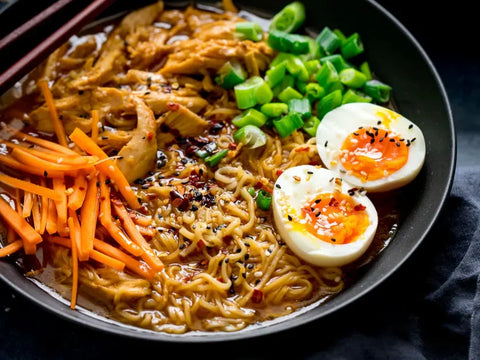 Homemade Chicken Ramen with Potts' Stock