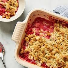 Rhubarb and Apple Crumble