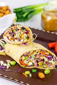 Thai Peanut Wraps Recipe