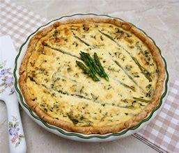 Asparagus and Spring Onion Quiche