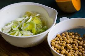 Leeks and Chickpeas with Lemon and Rosemary