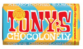 Tonys Chocolonely - Milk Rice Crispy Caramel 180g