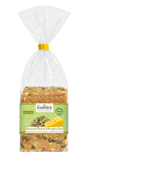 Dr Karg Organic Emmental Cheese & Pumpkin Crispbread 200g