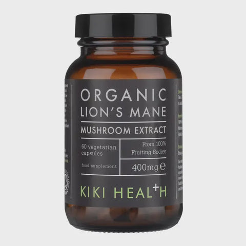 Kiki Health - Organic Lion's Mane Extract Mushroom - 60 Vegicaps