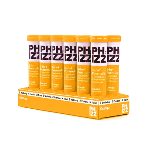 Phizz 3 in 1 Vitamin Tablets - Orange  (20 X 4.5g)