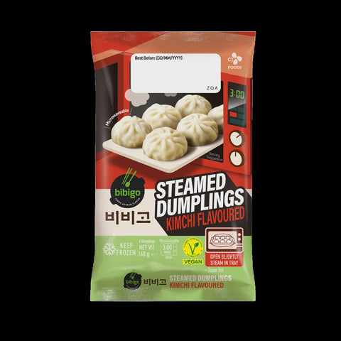 CJ Bibogo Microwavable Steamed Mandu(Kimchi)168G *