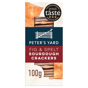 Peter's Yard - Fig & Spelt Sourdough Crackers 100g