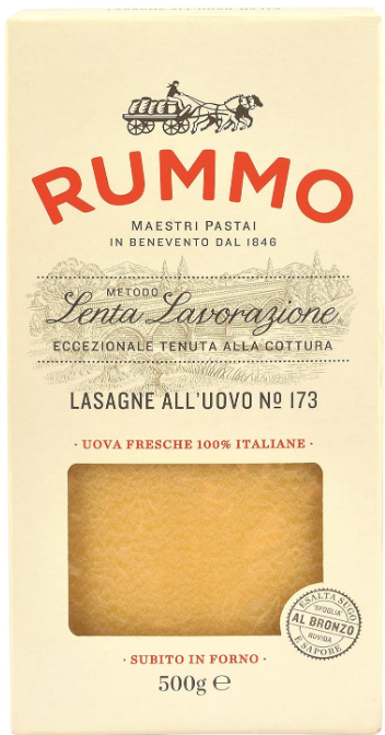 rummo egg lasagna 500g