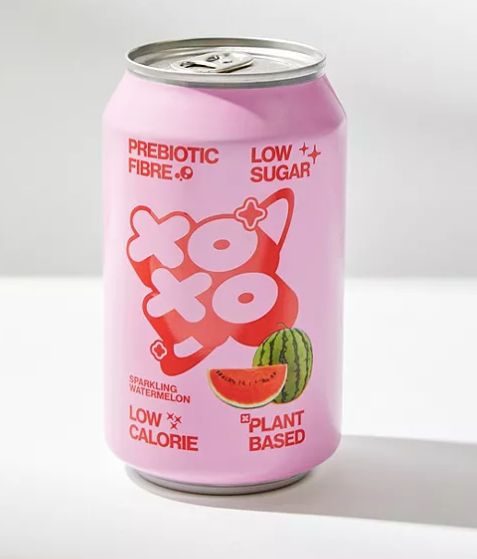 XOXO Watermelon Prebiotic Soda