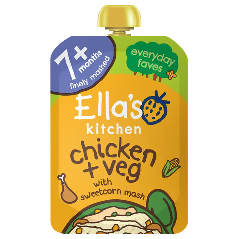 ella's kitchen chicken and corn mash