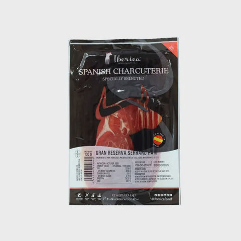 Sliced Serrano Ham, 100g