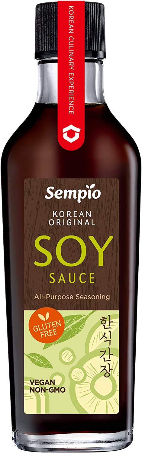 Sempio Korean Original Soy Sauce All-Purpose Seasoning (Gluten Free/Vegan/Non-GMO) 250ml