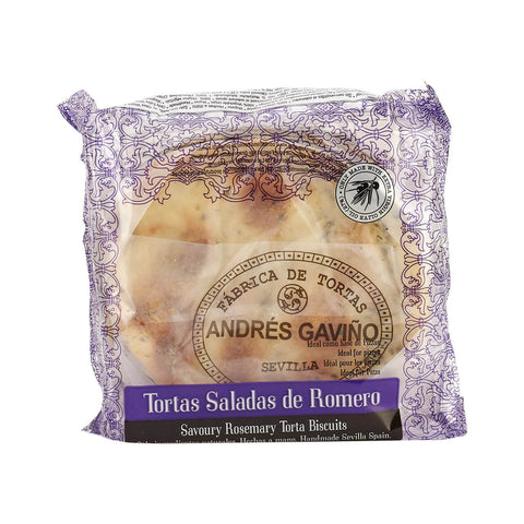 andres gavino tortas olive oil biscuit with rosemary and salt 180g