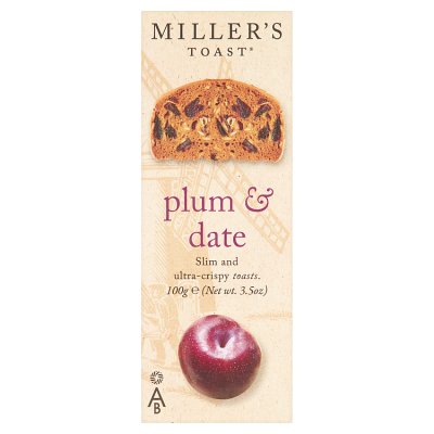 Miller's Toast Plum and Date100g