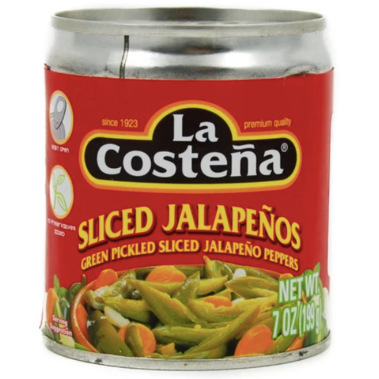 La Costena Sliced Green Jalapeno 198g