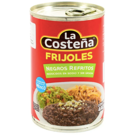 La Costena Refried Black Beans 440g