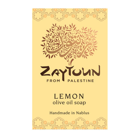 zaytoun lemon olive soap 100g